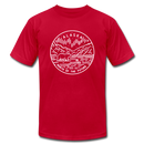Alaska T-Shirt - State Design Unisex Alaska T Shirt - red