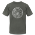Arkansas T-Shirt - State Design Unisex Arkansas T Shirt - asphalt