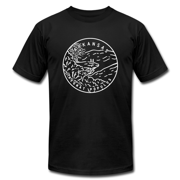 Arkansas T-Shirt - State Design Unisex Arkansas T Shirt - black