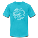 Arkansas T-Shirt - State Design Unisex Arkansas T Shirt - turquoise