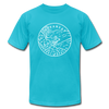 Arkansas T-Shirt - State Design Unisex Arkansas T Shirt - turquoise