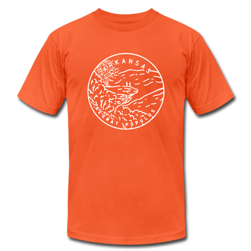 Arkansas T-Shirt - State Design Unisex Arkansas T Shirt - orange