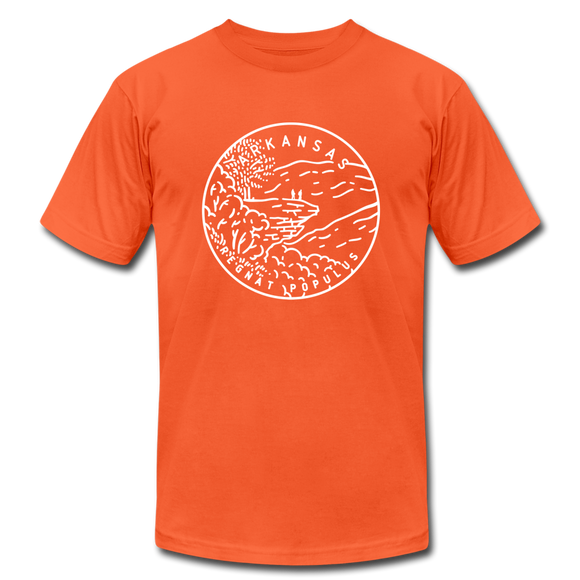 Arkansas T-Shirt - State Design Unisex Arkansas T Shirt - orange
