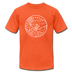 Arkansas T-Shirt - State Design Unisex Arkansas T Shirt - orange
