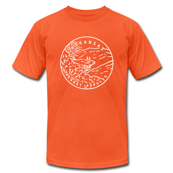 Arkansas T-Shirt - State Design Unisex Arkansas T Shirt - orange