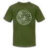 Arkansas T-Shirt - State Design Unisex Arkansas T Shirt - olive