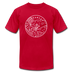 Arkansas T-Shirt - State Design Unisex Arkansas T Shirt - red