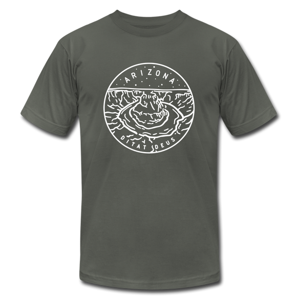 Arizona T-Shirt - State Design Unisex Arizona T Shirt - asphalt