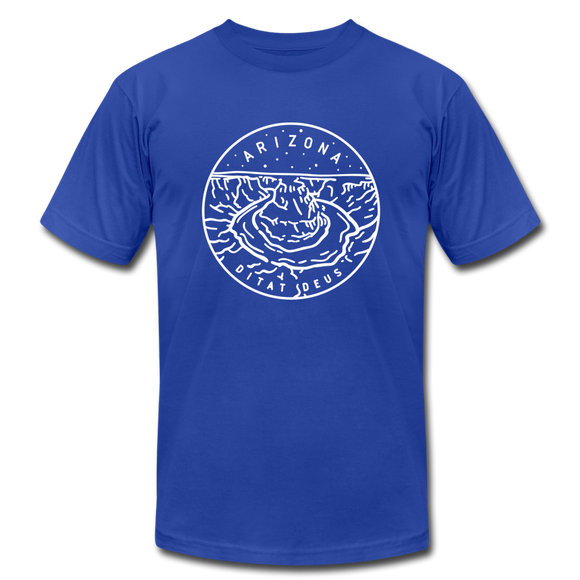 Arizona T-Shirt - State Design Unisex Arizona T Shirt - royal blue