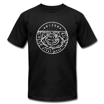 Arizona T-Shirt - State Design Unisex Arizona T Shirt - black