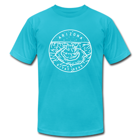 Arizona T-Shirt - State Design Unisex Arizona T Shirt - turquoise