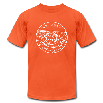 Arizona T-Shirt - State Design Unisex Arizona T Shirt - orange