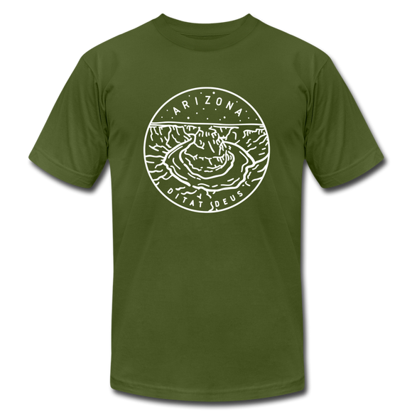 Arizona T-Shirt - State Design Unisex Arizona T Shirt - olive