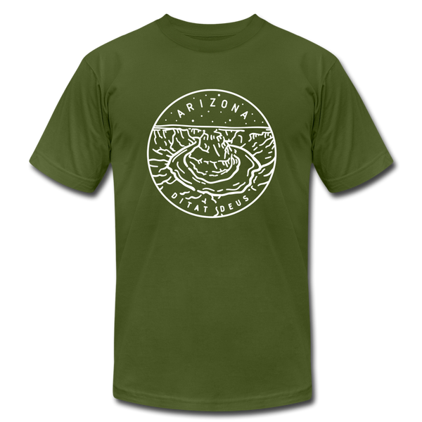 Arizona T-Shirt - State Design Unisex Arizona T Shirt - olive
