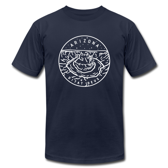 Arizona T-Shirt - State Design Unisex Arizona T Shirt - navy