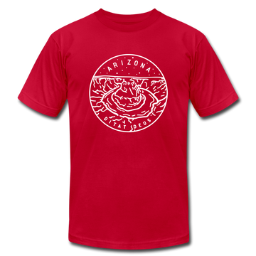 Arizona T-Shirt - State Design Unisex Arizona T Shirt - red