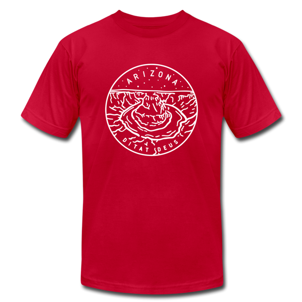 Arizona T-Shirt - State Design Unisex Arizona T Shirt - red