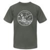 California T-Shirt - State Design Unisex California T Shirt - asphalt