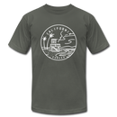 California T-Shirt - State Design Unisex California T Shirt - asphalt