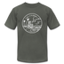 California T-Shirt - State Design Unisex California T Shirt - asphalt