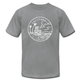 California T-Shirt - State Design Unisex California T Shirt - slate
