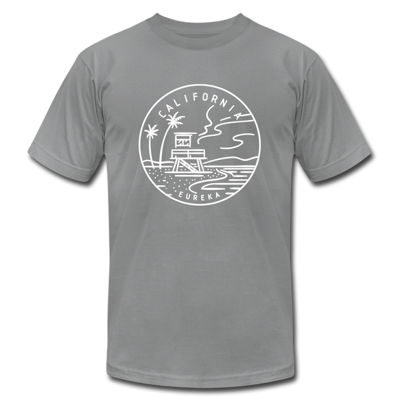 California T-Shirt - State Design Unisex California T Shirt - slate