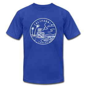 California T-Shirt - State Design Unisex California T Shirt - royal blue