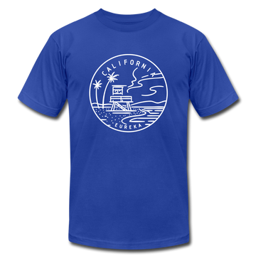 California T-Shirt - State Design Unisex California T Shirt - royal blue
