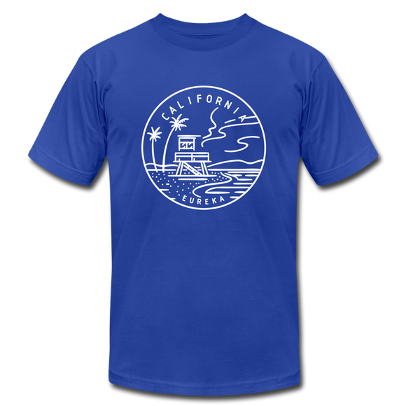 California T-Shirt - State Design Unisex California T Shirt - royal blue