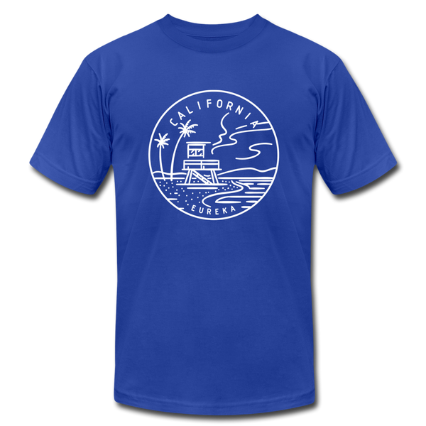 California T-Shirt - State Design Unisex California T Shirt - royal blue