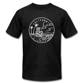 California T-Shirt - State Design Unisex California T Shirt - black