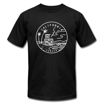 California T-Shirt - State Design Unisex California T Shirt - black