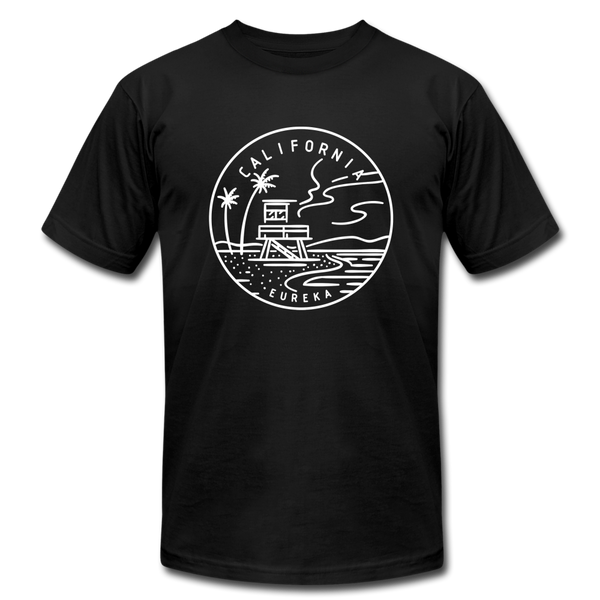 California T-Shirt - State Design Unisex California T Shirt - black