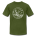 California T-Shirt - State Design Unisex California T Shirt - olive