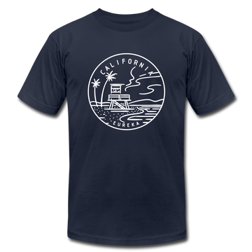 California T-Shirt - State Design Unisex California T Shirt - navy