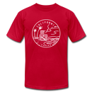 California T-Shirt - State Design Unisex California T Shirt - red