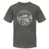 Colorado T-Shirt - State Design Unisex Colorado T Shirt - asphalt