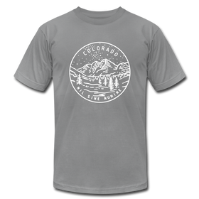 Colorado T-Shirt - State Design Unisex Colorado T Shirt - slate