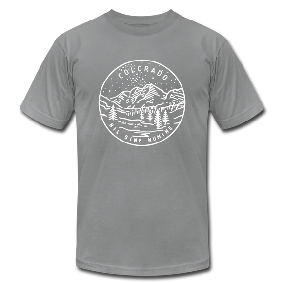 Colorado T-Shirt - State Design Unisex Colorado T Shirt - slate