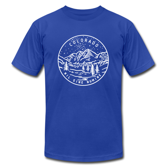 Colorado T-Shirt - State Design Unisex Colorado T Shirt - royal blue