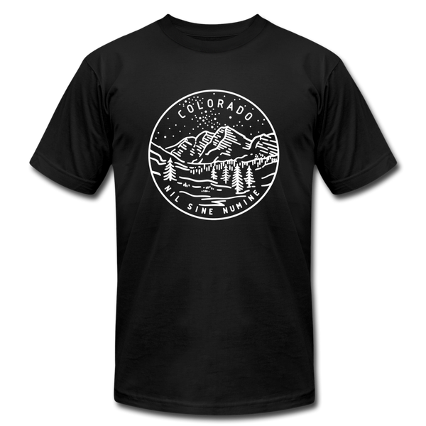 Colorado T-Shirt - State Design Unisex Colorado T Shirt - black