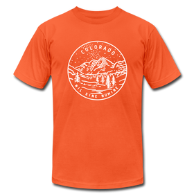 Colorado T-Shirt - State Design Unisex Colorado T Shirt - orange