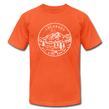 Colorado T-Shirt - State Design Unisex Colorado T Shirt - orange