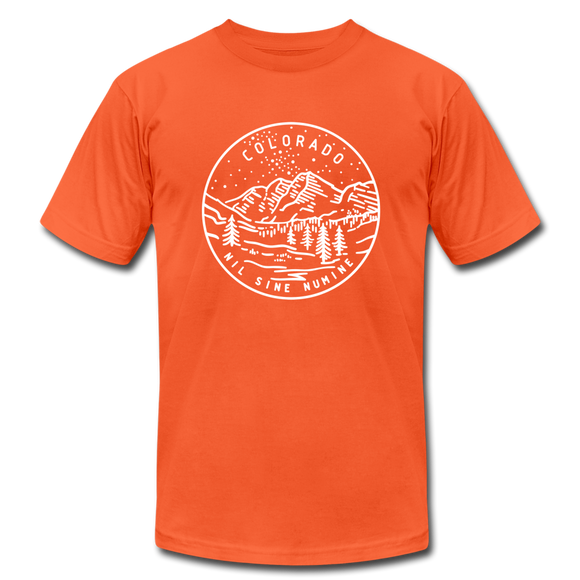 Colorado T-Shirt - State Design Unisex Colorado T Shirt - orange