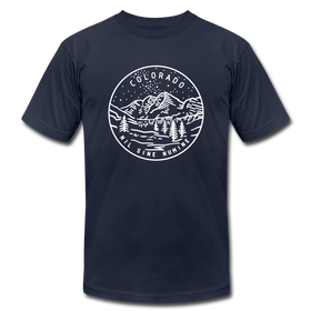 Colorado T-Shirt - State Design Unisex Colorado T Shirt - navy