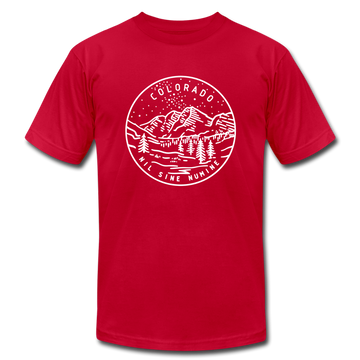 Colorado T-Shirt - State Design Unisex Colorado T Shirt - red