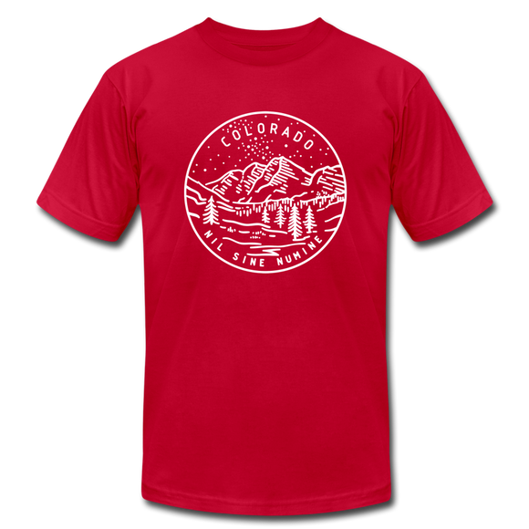 Colorado T-Shirt - State Design Unisex Colorado T Shirt - red