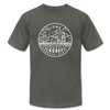 Iowa T-Shirt - State Design Unisex Iowa T Shirt - asphalt