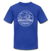 Iowa T-Shirt - State Design Unisex Iowa T Shirt - royal blue