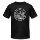 Iowa T-Shirt - State Design Unisex Iowa T Shirt - black